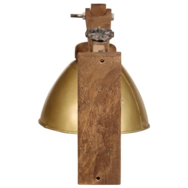 Vägglampa 25 W antik mässing E27