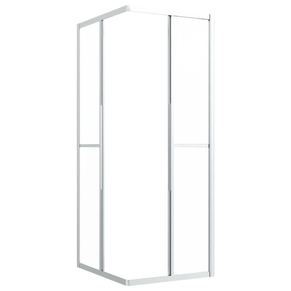 Duschvägg frostad ESG 90x70x180 cm