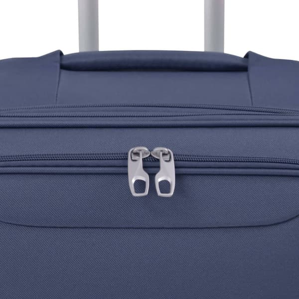 Resväskor 3 st marinblå soft case