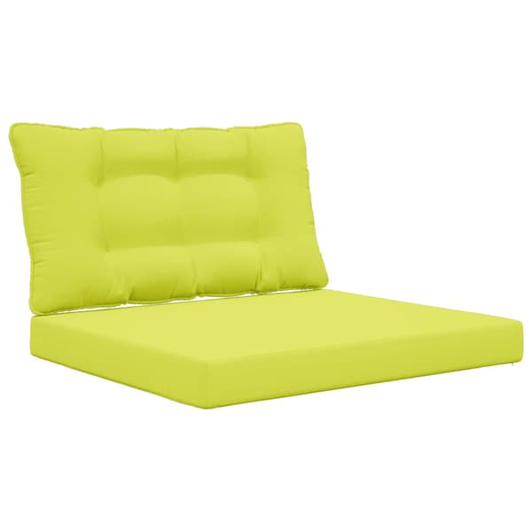 Utomhus Soffa Kudde 2 pcs Grön Polyester