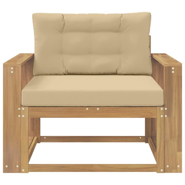 Utomhus Mellansoffa Polyester Vit