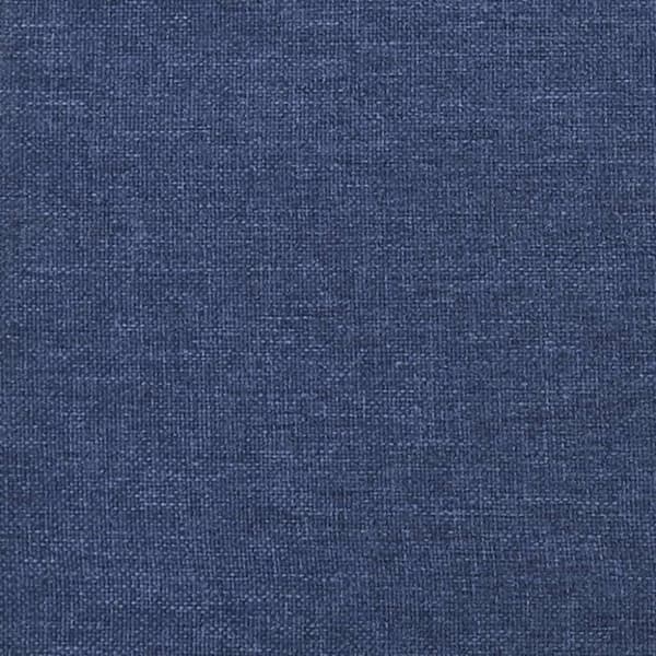 Fotpall blå 45x29,5x35 cm tyg