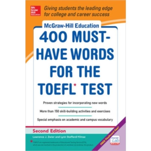 McGraw-Hill Education 400 Must-Have Words for the TOEFL (häftad, eng)