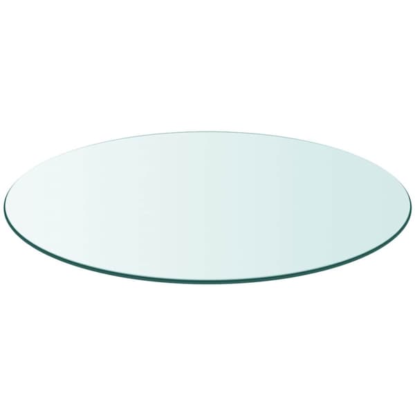 Bordsskiva härdat glas rund 800 mm