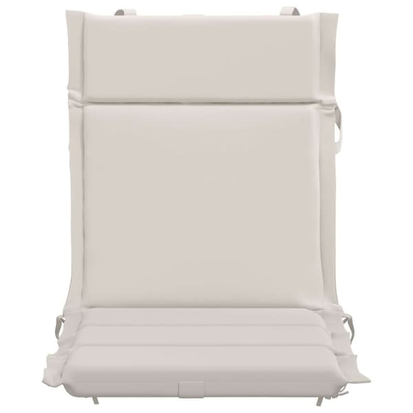 4-delade Höga Ryggstolsdynor GEMERT 4 st 100% Polyester Vit