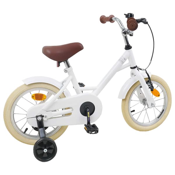 Barncykel 12 Tum för 2-4 åringar Vit