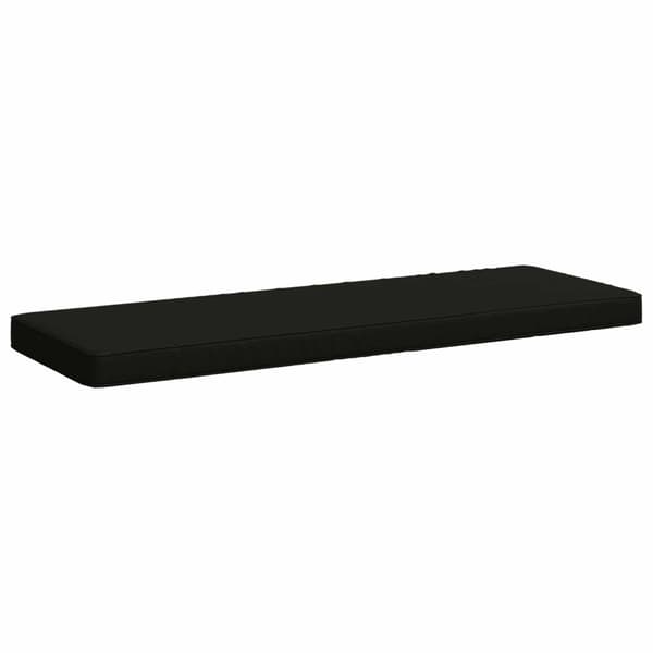 1-delad Bänk Kudde VUGHT 100% Polyester Svart 110 x 40 x 5 cm