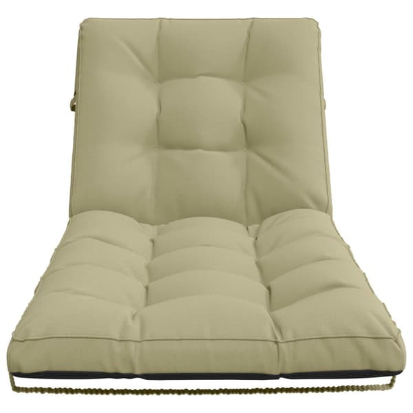 Solstol Kudde VIANEN 100% Polyester Ljusgrön 200 x 70 x 8 cm