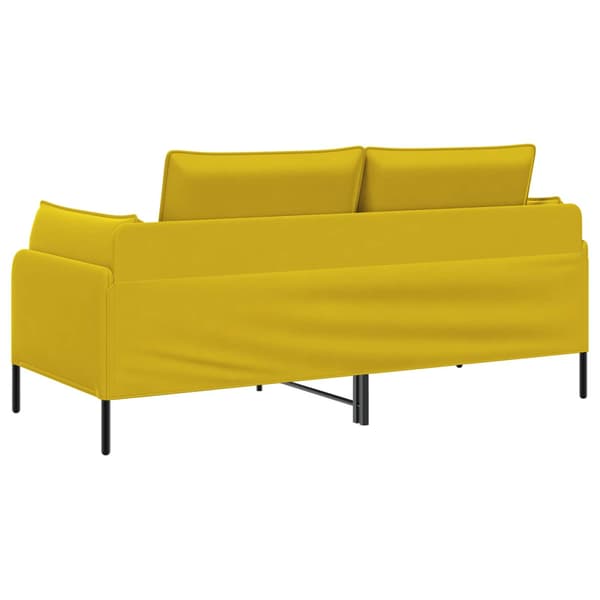 2-sits soffa 2-sits Gul 188 x 81 x 89 cm Sammet