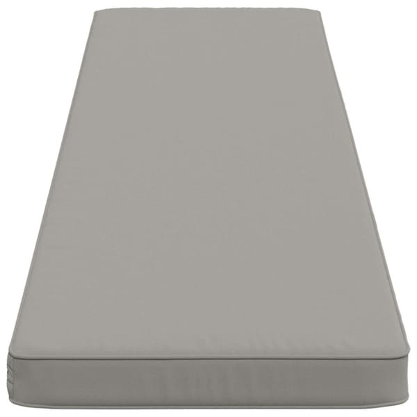 1-delad Bänk Kudde VUGHT 100% Polyester Grå 170 x 40 x 5 cm