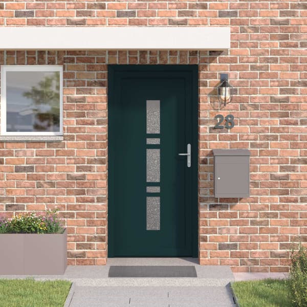 Framdörr Antracit 88 x 200 cm PVC