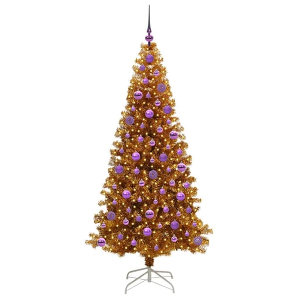 Julgran Guld 180 cm PET