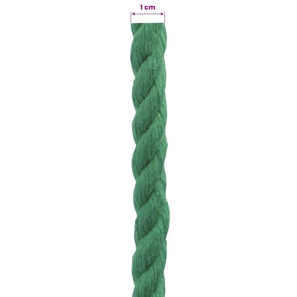 Rep Grön 1 x 1 x 10000 cm Bomull
