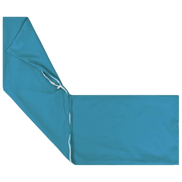 Kudde med kudde HEERLEN Ljusblå 40 x 145 cm Polyester