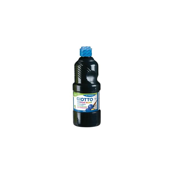 Akrylfärg Giotto 500 ml svart