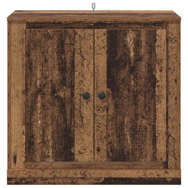 Sideboard 70 x 35,5 x 67,5 cm Gammalt trä Konstruerat trä