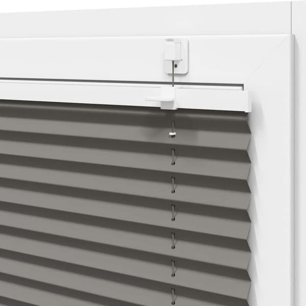 Plisserad persienn antracit 75x150cm tyg bredd 74,4cm polyester