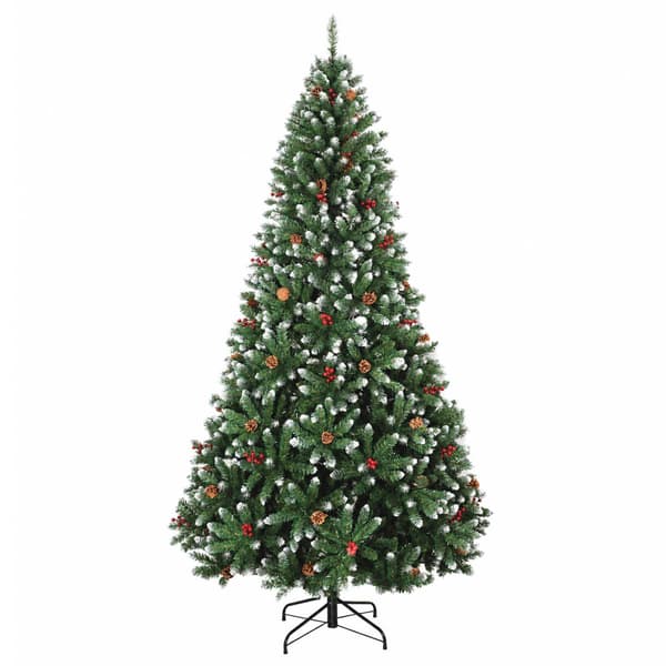 Plast Hingad Julgran 210 cm 300 LED-lampor Varmvit