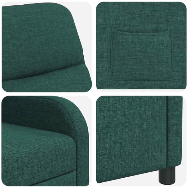 Recliner Mörkgrön Tyg
