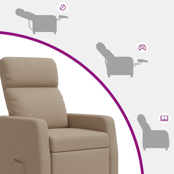 Recliner Cappuccino Konstläder