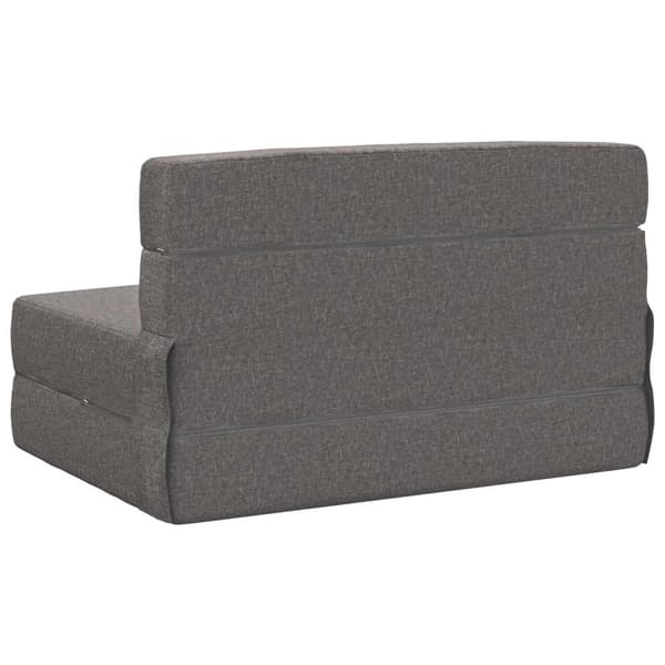 Fällbar Soffbed Ljusgrå 70 x 80 x 60 cm Tyg