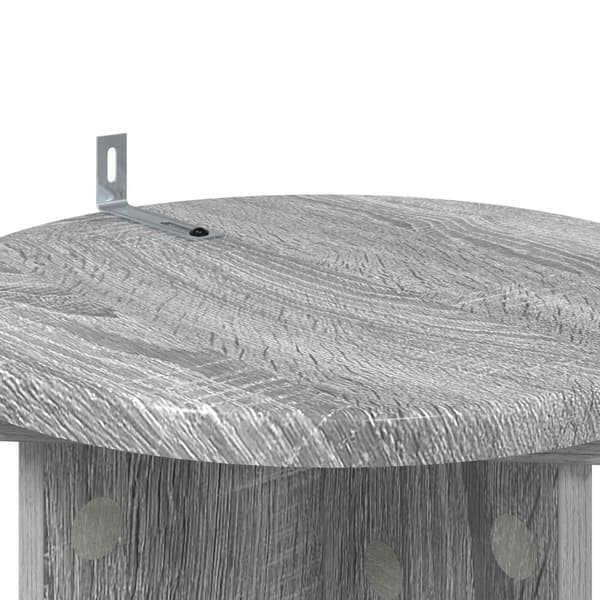 Växtställ 2 pcs Grå sonoma-ek 29,5 x 29,5 x 60 cm