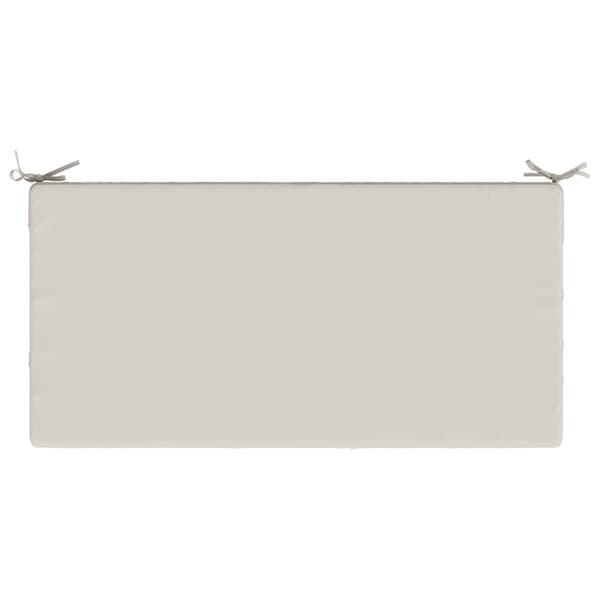 Sittkudde SOEST 100% Polyester Vit 120 x 60 x 10 cm