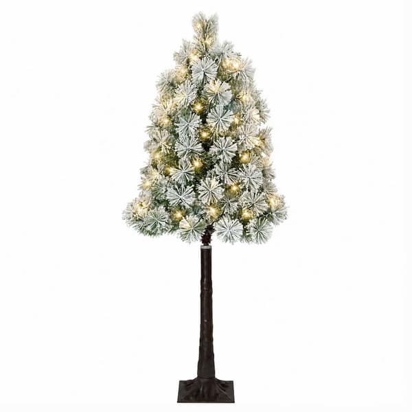 Plast Hingad Julgran 180 cm 300 LED-lampor Varmvit