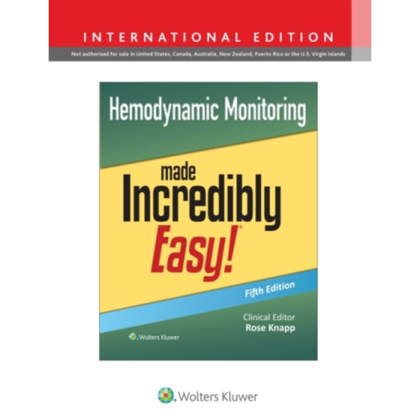 Hemodynamic Monitoring Made Incredibly Easy! (häftad, eng)
