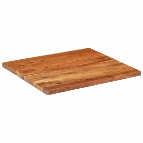 Bordsskiva 100x80x2,5 cm rektangulär massiv akacia