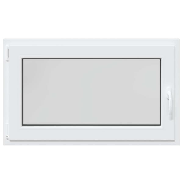 Källarfönster RISOR Vit 100 x 60 cm PVC och glas