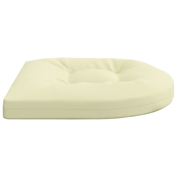 4-delade Sittdynor 4 st 100% Polyester Gräddvit 45 x 45 x 5 cm