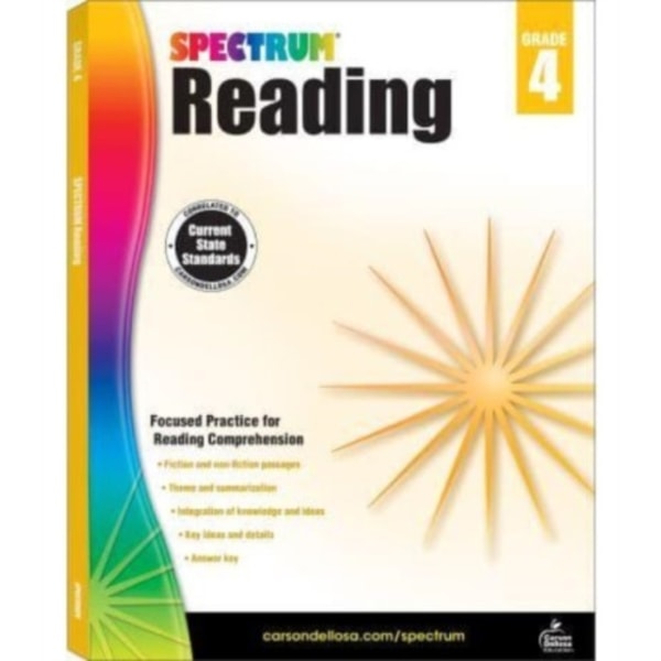 Spectrum Reading Workbook Grade 4 (häftad, eng)
