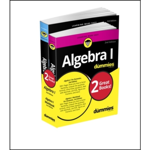 Algebra I For Dummies Book + Workbook Bundle (häftad, eng)