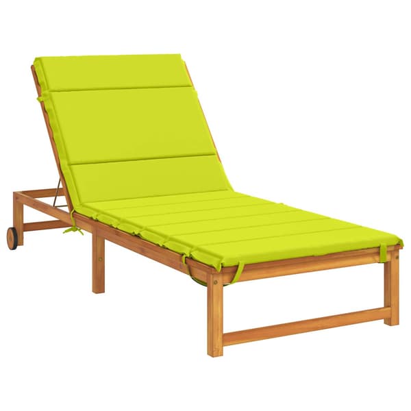 Solstol Kudde GEMERT 100% Polyester Klart grön. 200 x 70 x 3 cm