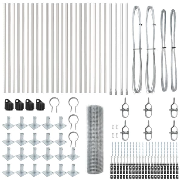 Stängselstolpe Silver