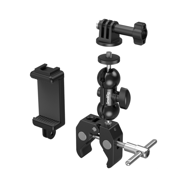 SmallRig 4373 Crab-Shaped Super Clamp Kit with Ballhead & Magic Arm