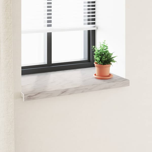 Fönsterbräda Marmorstruktur 100 x 50 x 4,5 cm PVC