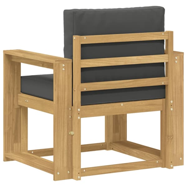 2 Stycke Utomhussoffset Polyester Vit och Antracit