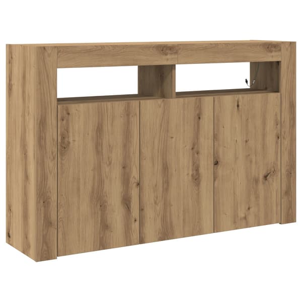 Sideboard Artisan Ek 116 x 30 x 75 cm Konstruerat trä