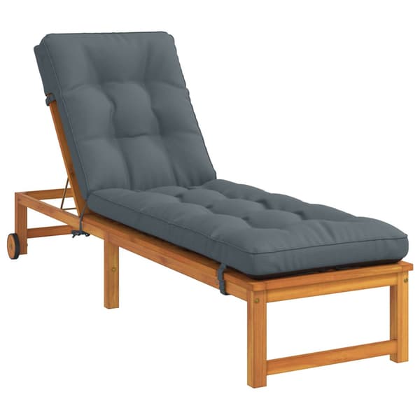 Solstol Kudde VIANEN 100% Polyester Blå 200 x 60 x 8 cm