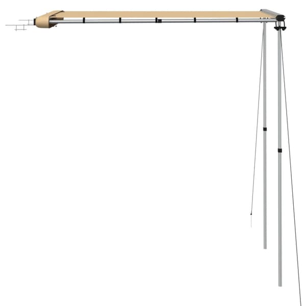 Husvagnsmarkis 1,2x2x2,15 m beige