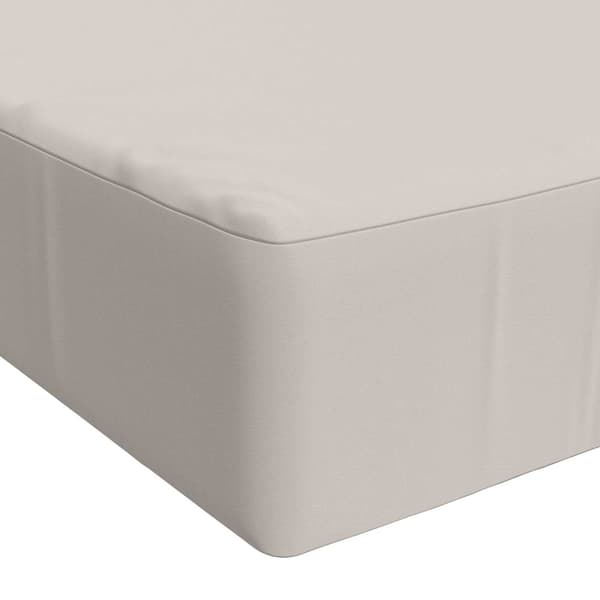 Sittkudde SOEST 100% Polyester Vit 120 x 60 x 15 cm