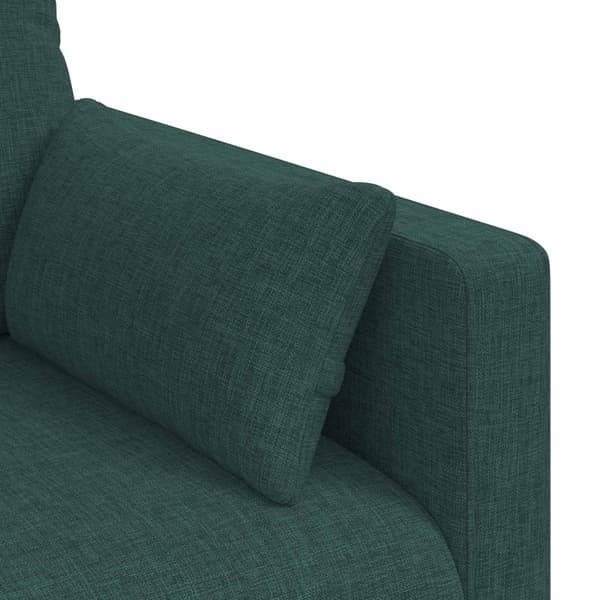 Soffa Mörkgrön 198 x 78 x 80 cm tyg