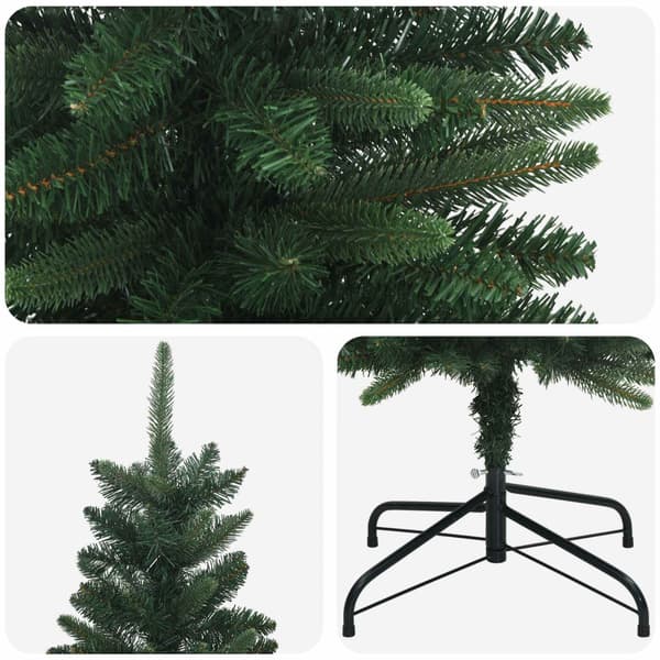 Artificial Slim Christmas Tree 150 cm PE och PVC Grön