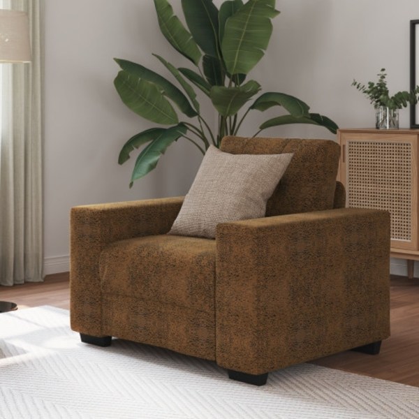 Fåtölj Brun 59 cm Konstläder