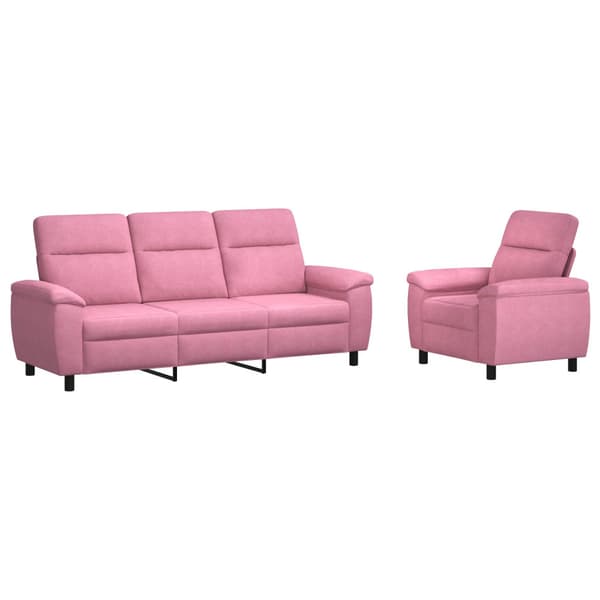 Soffset 2 st Rosa Tyg