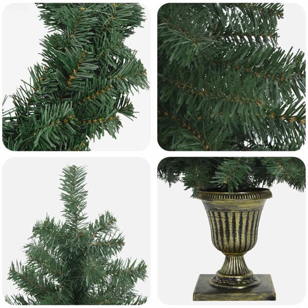 Mini-julgransset 120 cm PVC Grön
