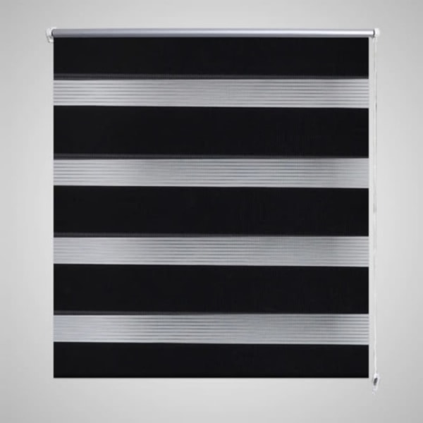 Rullgardin Zebra 120 x 175 cm svart