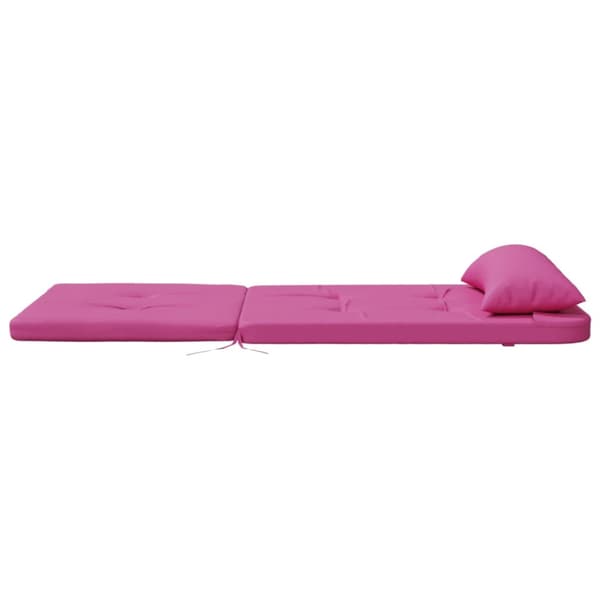 Solstolsdynor 2 st rosa oxfordtyg
